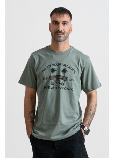 Herren T-Shirt Cotton4all 25-215 Khaki