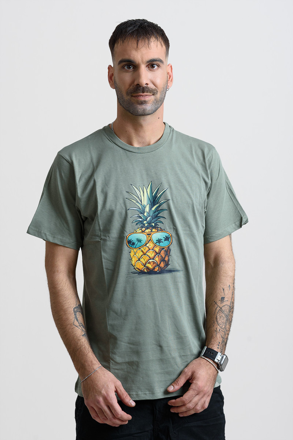 Men's T-Shirt Cotton4all 25-218 Khaki