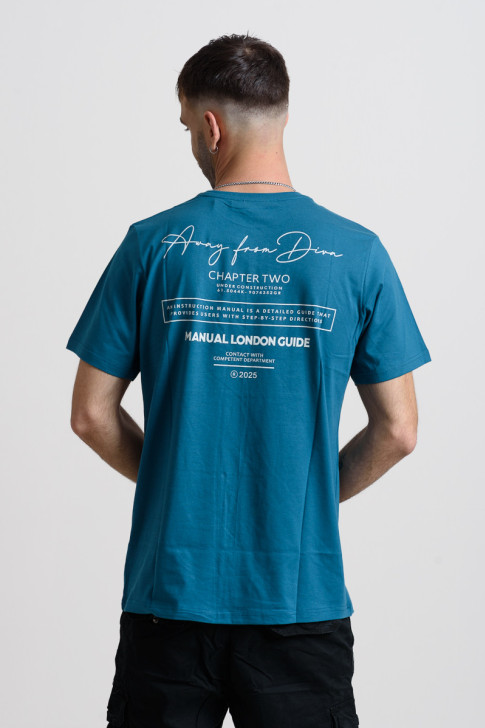 Men's T-Shirt Cotton4all 25-223 Petrol