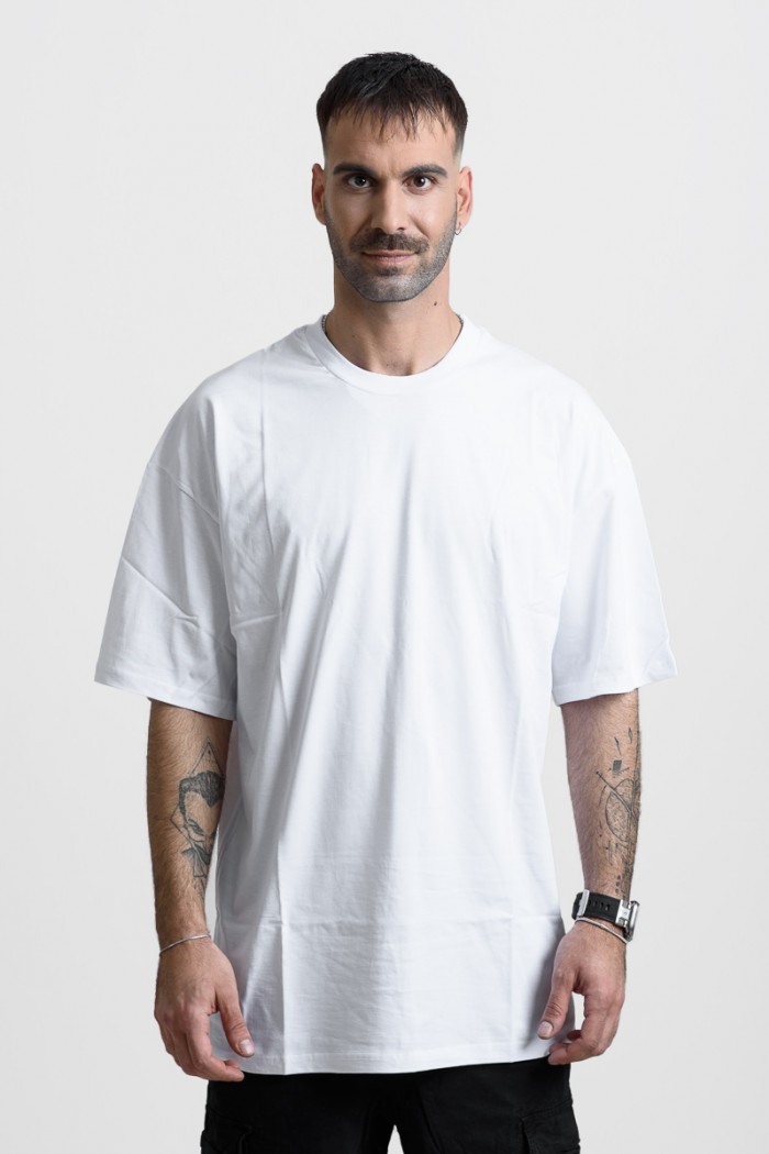 OVERSIZE Men's NBA T-Shirt 25-233 White