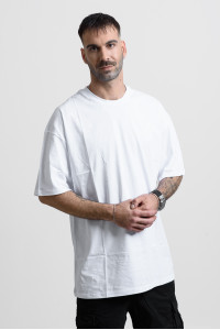 OVERSIZE Men's NBA T-Shirt 25-233 White
