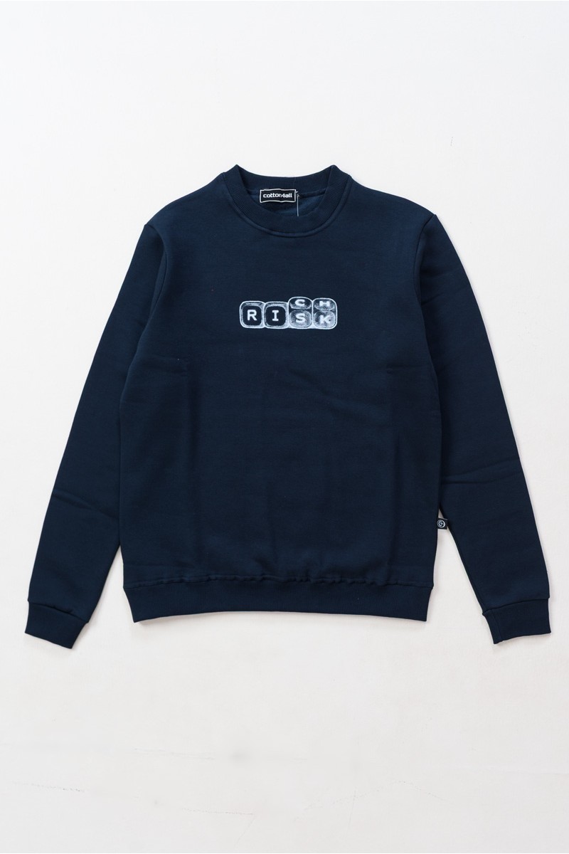 Sweatshirt COTTON4ALL RISK 26-308 BLUE DROPS Sweatshirt COTTON4ALL RISK 26-308 BLUE DROPS