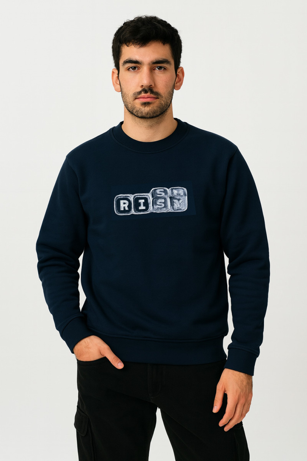 Sweatshirt COTTON4ALL RISK 26-308 BLUE DROPS