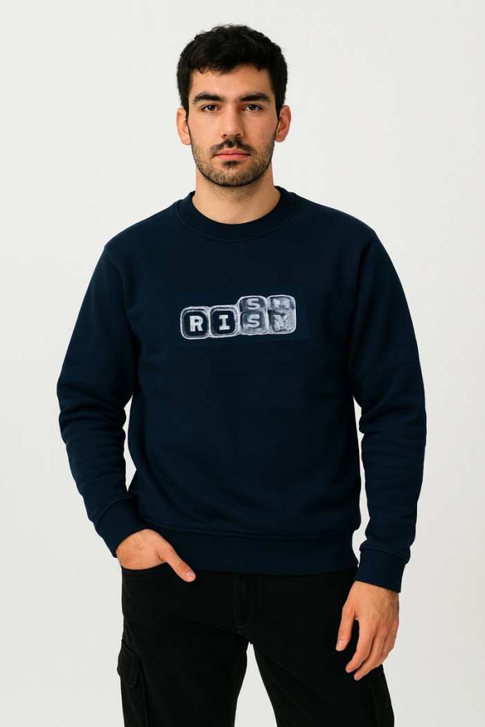 Sweatshirt COTTON4ALL RISK 26-308 BLUE DROPS