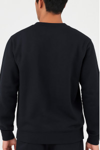 Sweatshirt COTTON4ALL GOOD BEGINNING 26-310 BLACK
