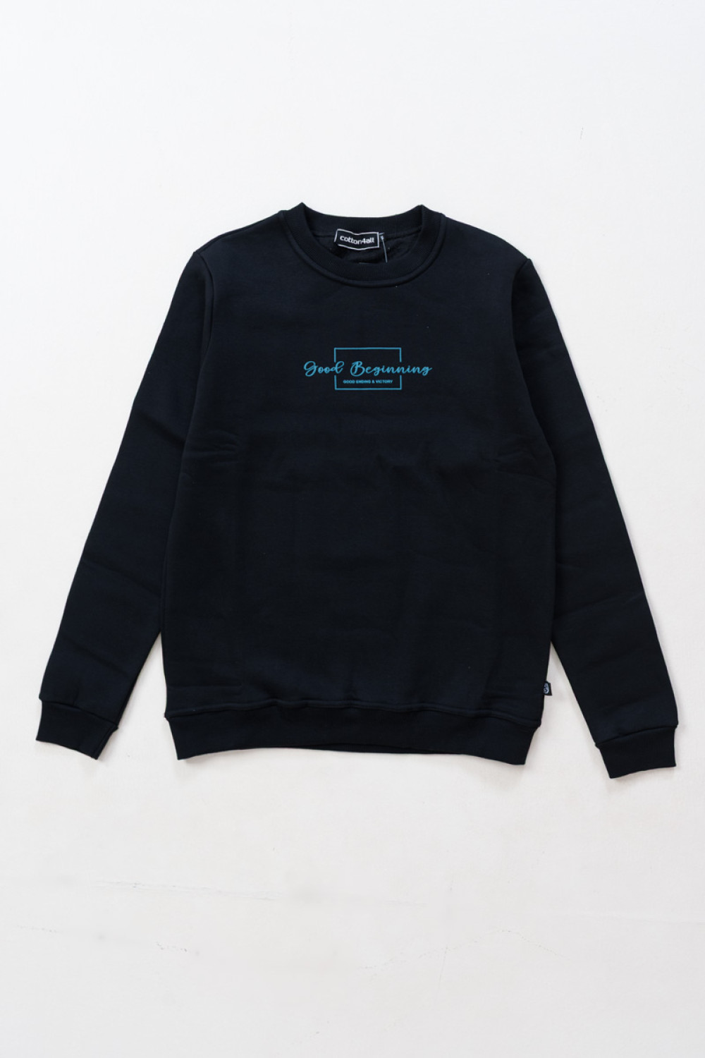 Sweatshirt COTTON4ALL GOOD BEGINNING 26-310 BLACK