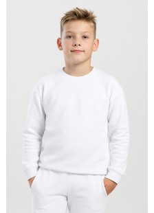 Sweatshirt mit Ausschnitt TRAX 48867 WEISS