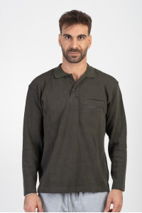 Sweatshirt with collar and pocket DOUBLE Offer