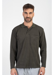 Sweatshirt with collar and pocket DOUBLE Offer
