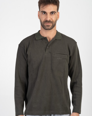 Sweatshirt with collar and pocket DOUBLE Offer
