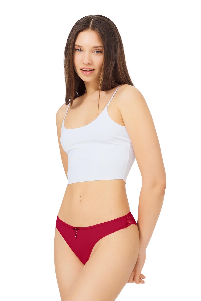 Brazilian underwear with lace COTTONHILL CH4902