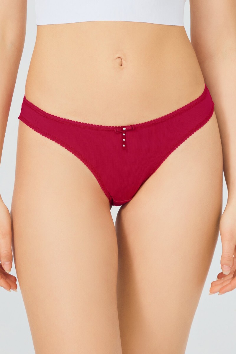 Brazilian underwear with lace COTTONHILL CH4902