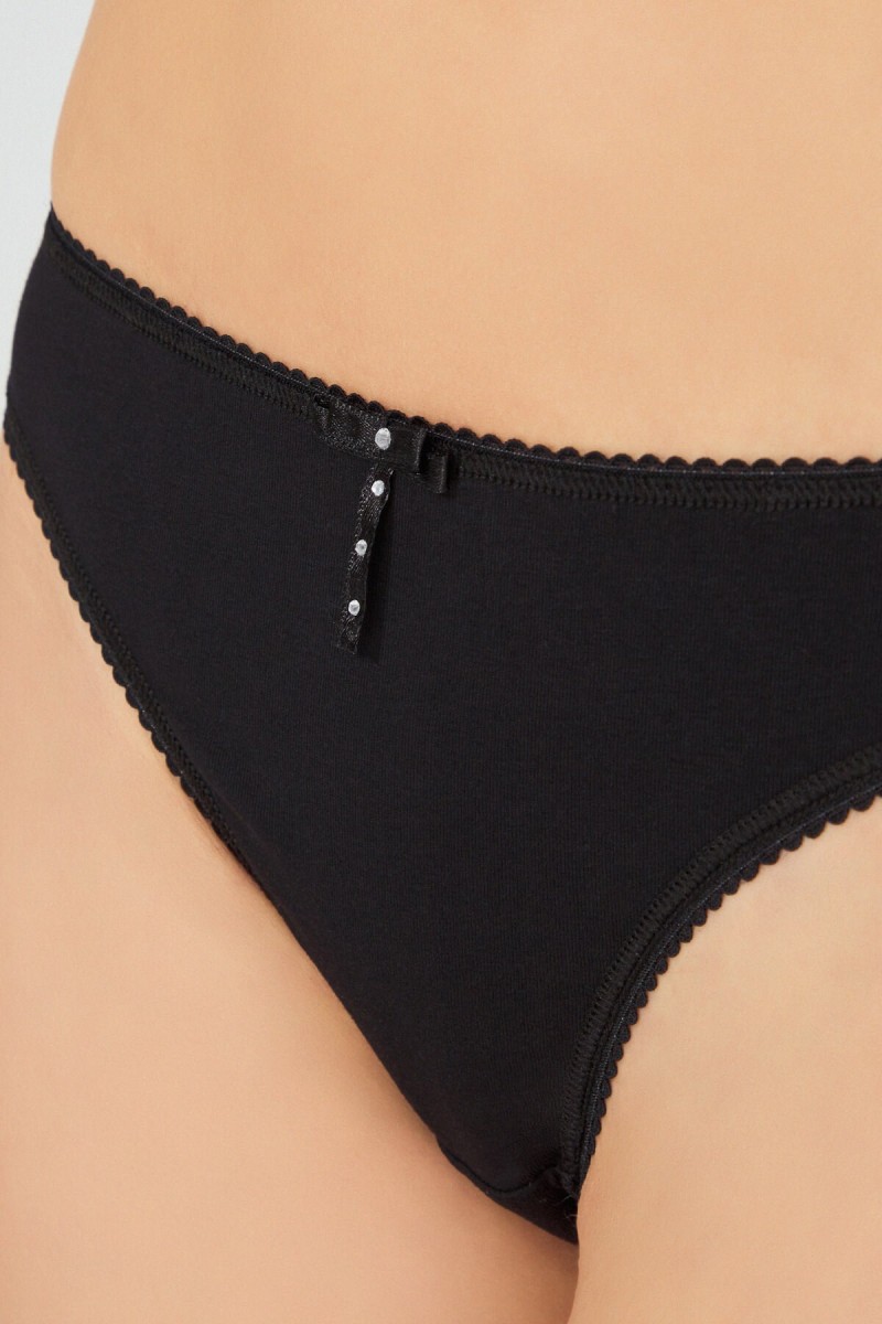 Brazilian underwear with lace COTTONHILL CH4902