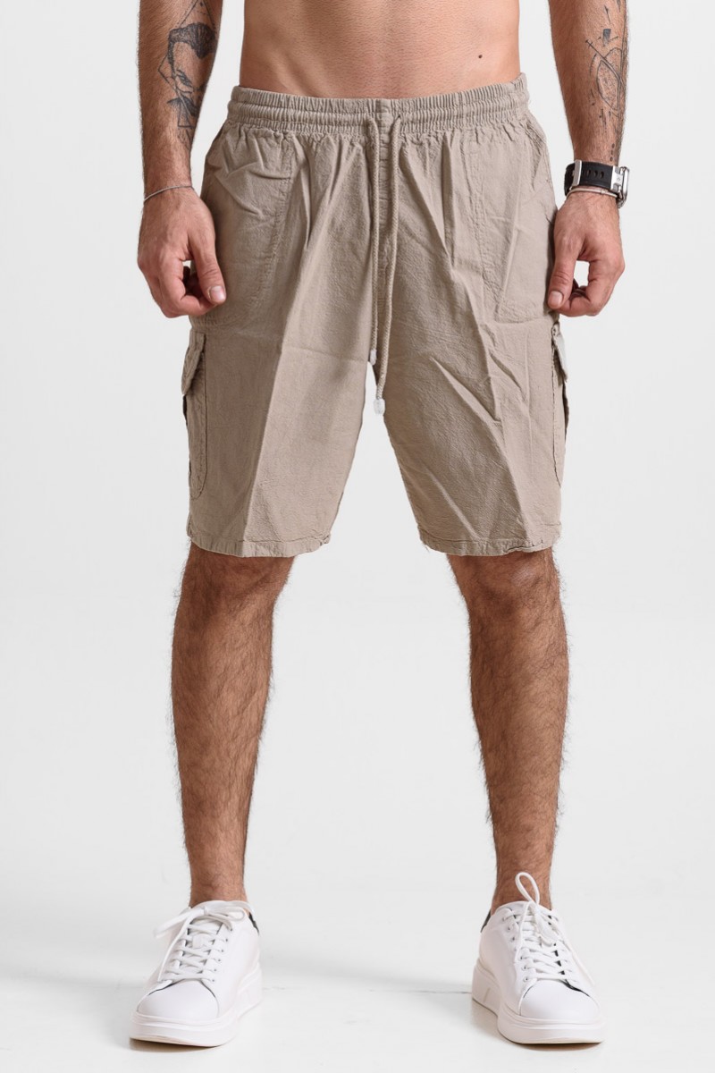 Men's Bermuda cargo CREPE SPORTS BEZ