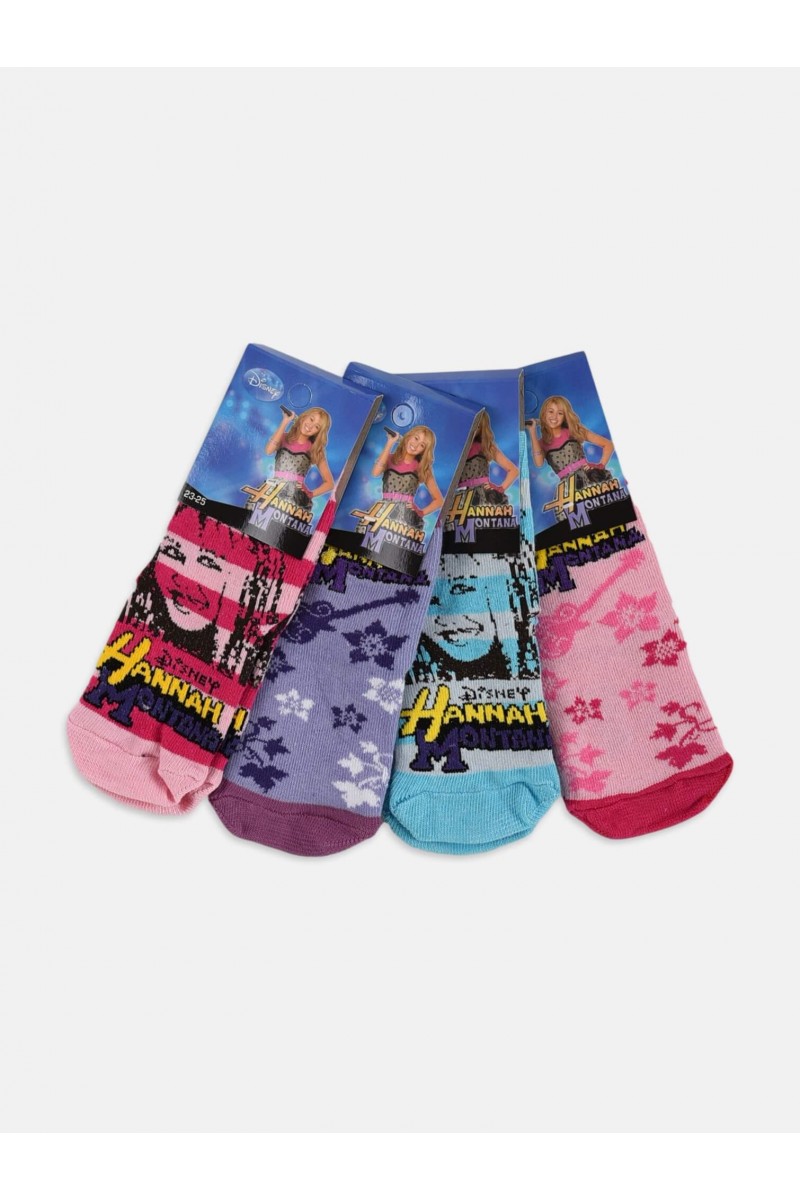Kindersocken HANNA MONTANA 4PACK Kindersocken HANNA MONTANA 4PACK
