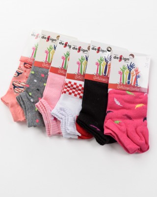 Random Selection Kindersocken 6er Pack DESIGN Mädchen Combo 9