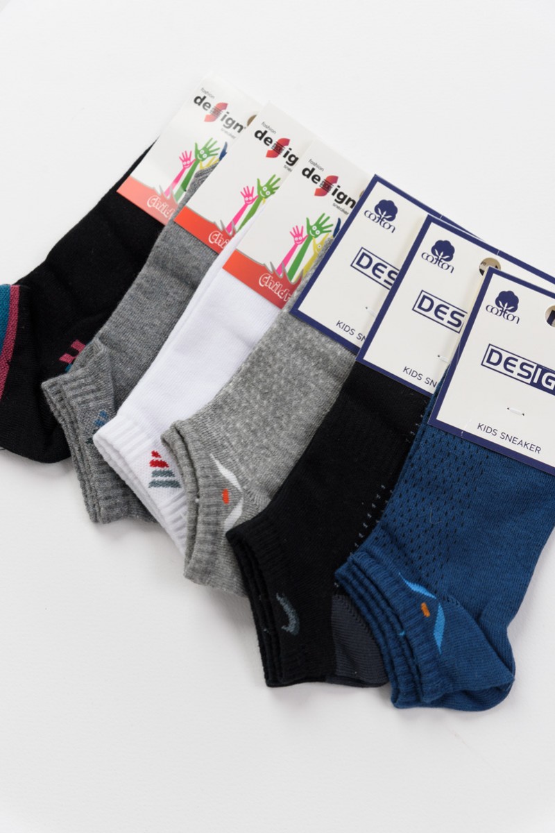 Random Selection Socks DESIGN for boy 6 Pack Combo 1