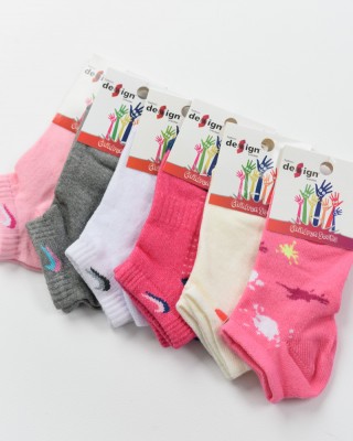 Kurze Socken Mädchen Design 6er Pack 5004486 8