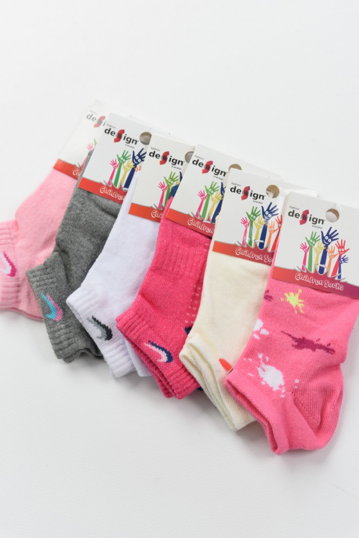 Kurze Socken Mädchen Design 6er Pack 5004486 8