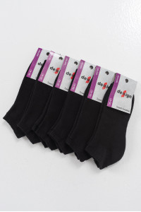 Design Socks socks burgundy 6 PACK BLACK New