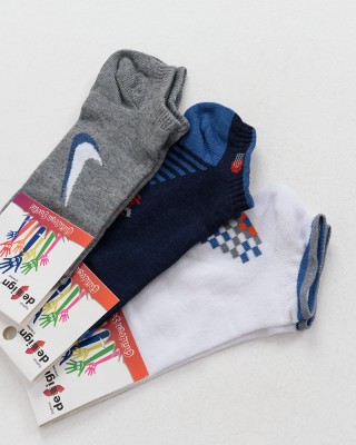 Children's short socks DESIGN Boy 6 Pack Combo 1