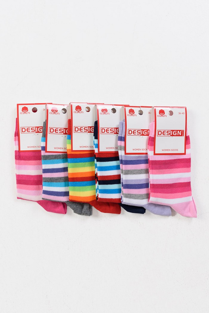 Women's socks DESIGN 6 PACK 7500017