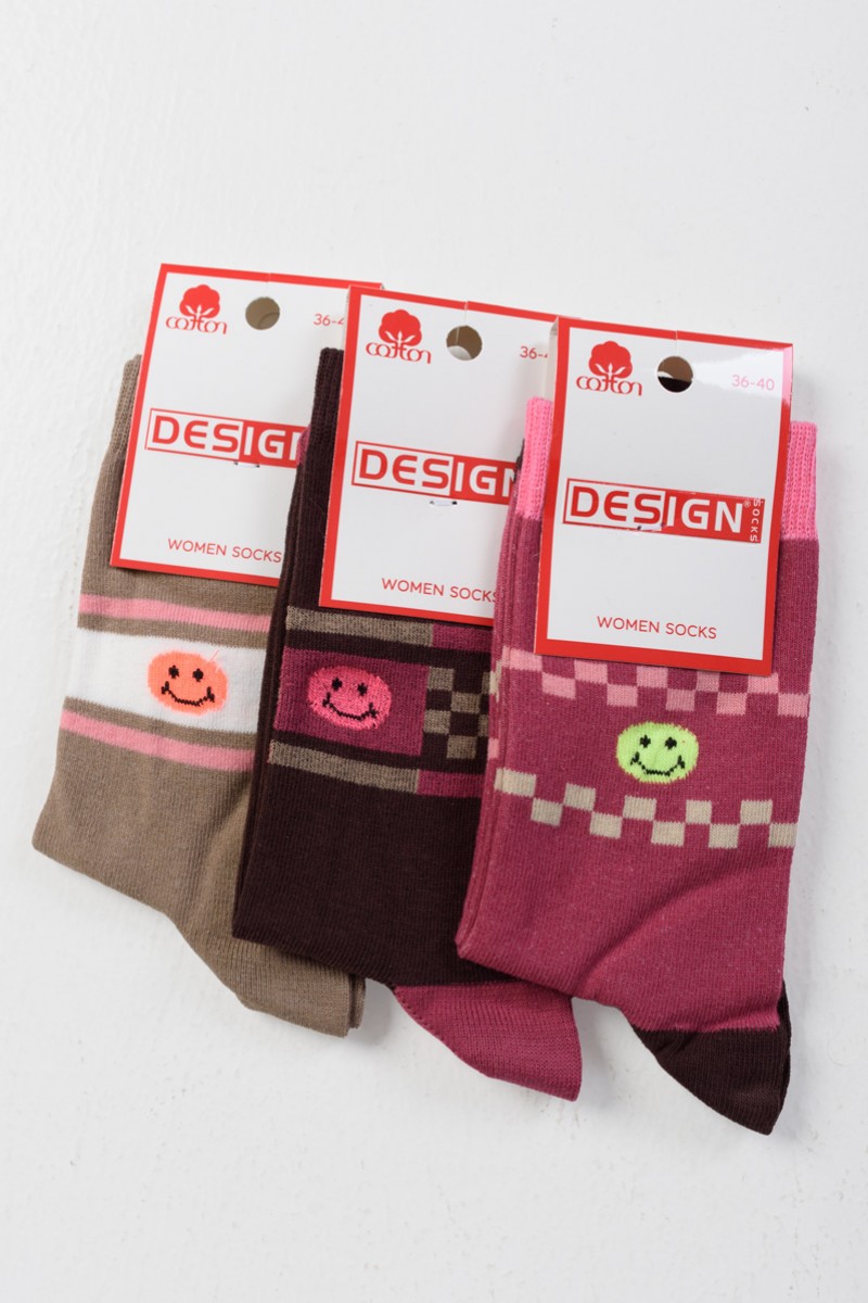 Women's socks DESIGN 3 PACK 7500945