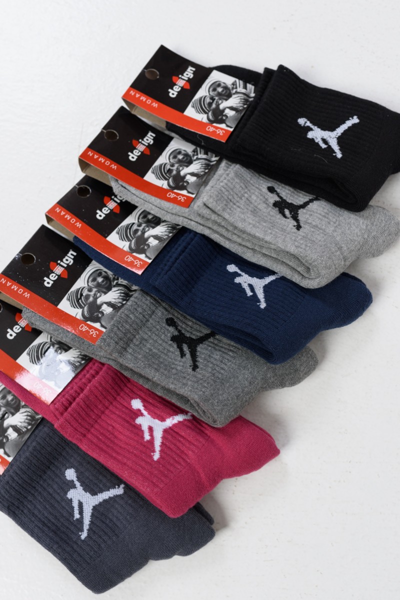 Design Socks Semi-fitted turquoise 6 PACK 8020026