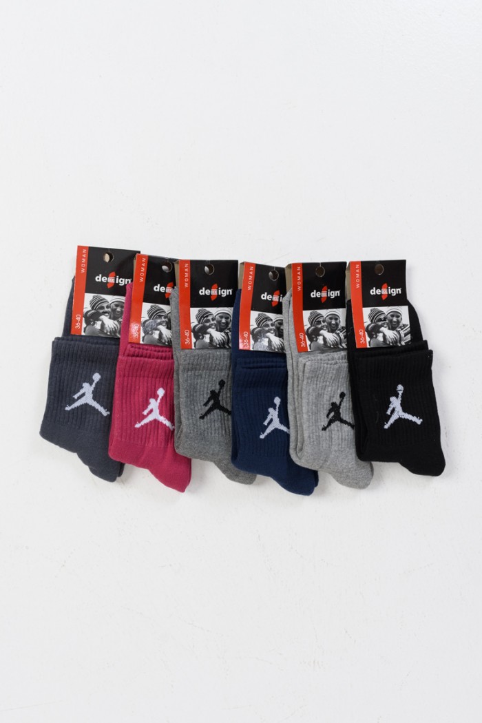 Design Socks Semi-fitted turquoise 6 PACK 8020026