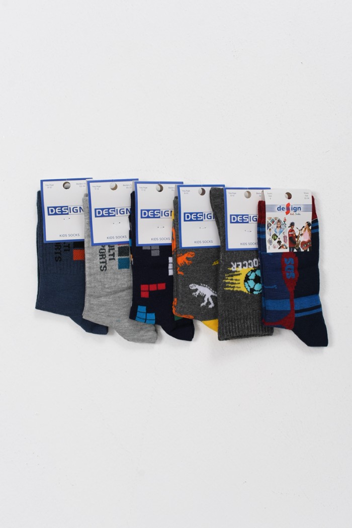Kindersocken für Jungen DESIGN 6er Pack 5511691