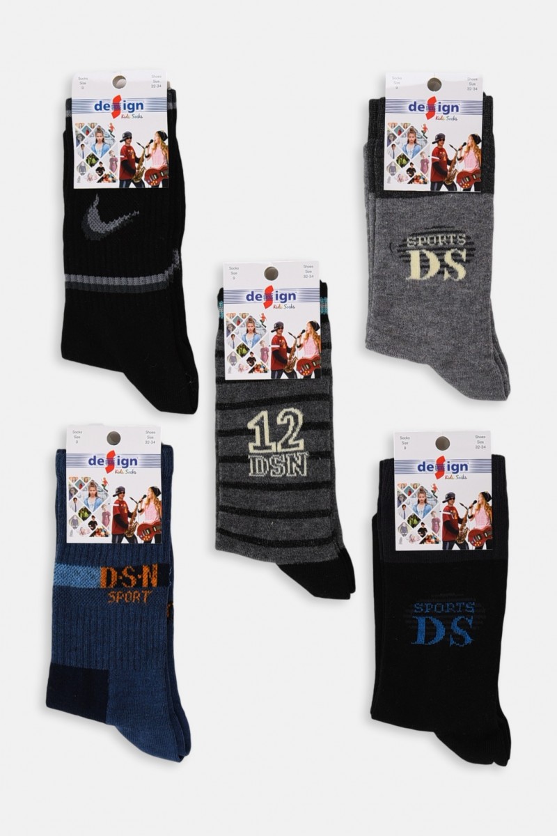 Kinder Design Socken Design Socken