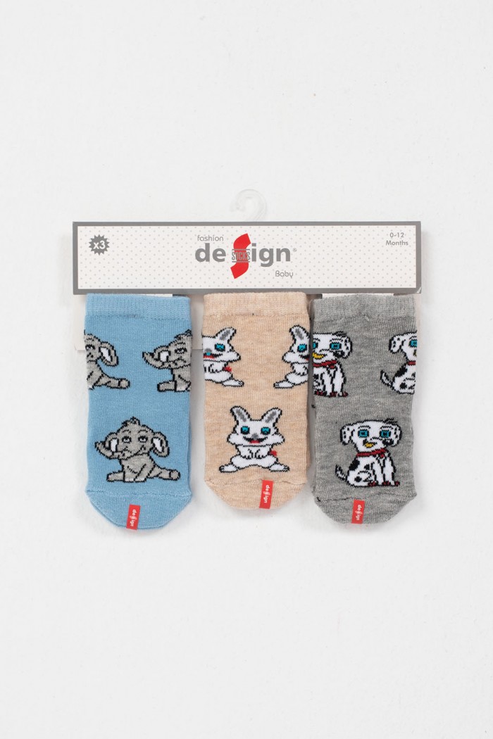 Baby boy socks DESIGN 3 Pack 3010 5