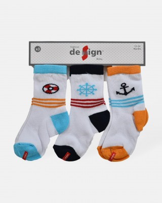 Baby boy socks DESIGN 3 Pack Combo 2
