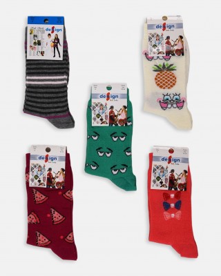 Kindersocken für Mädchen (5 Stück)