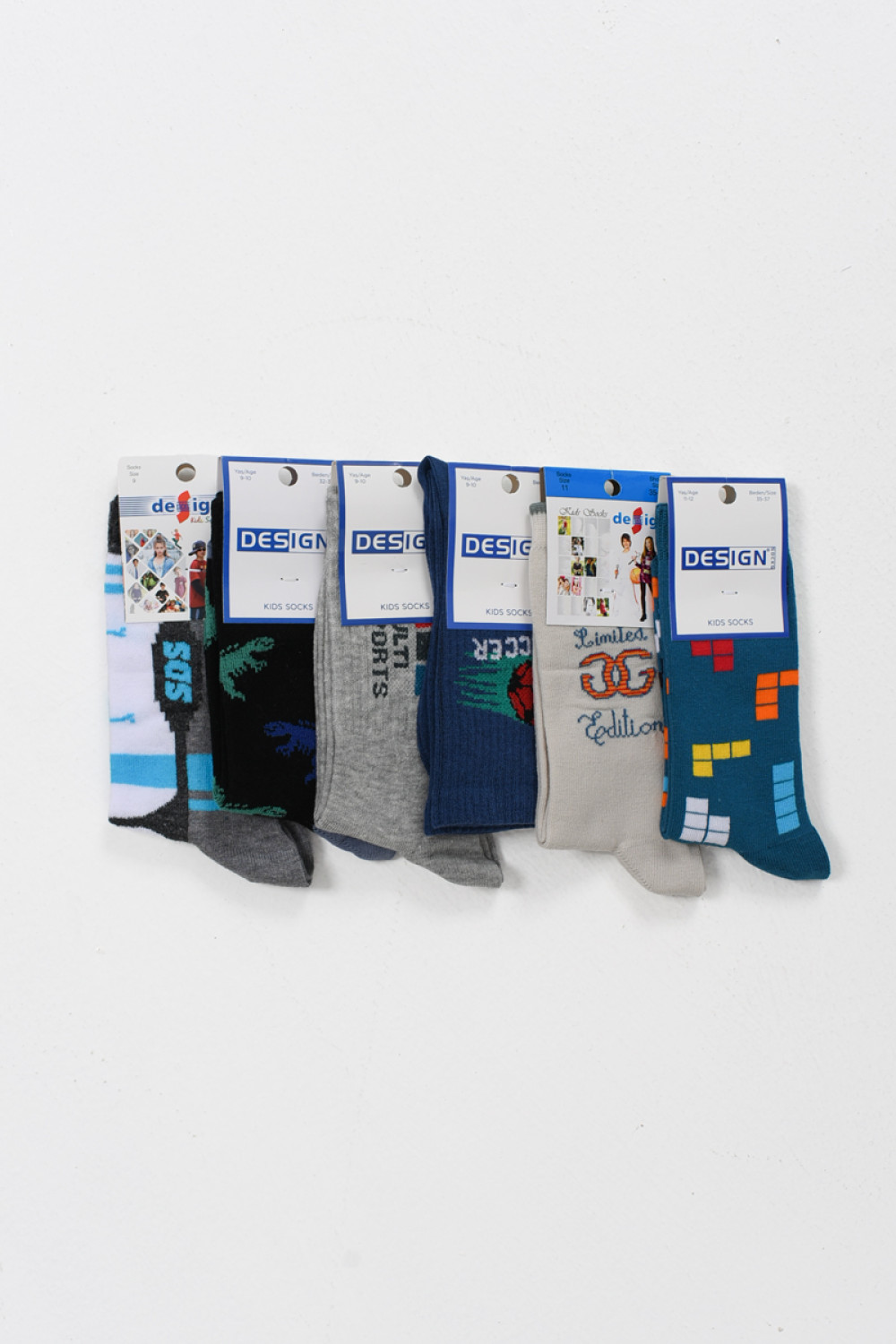 Children's socks for boys DESIGN 6 Pack 5509681