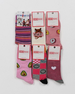 Kindersocken für Mädchen DESIGN 6er Pack zufällige Auswahl 5511699