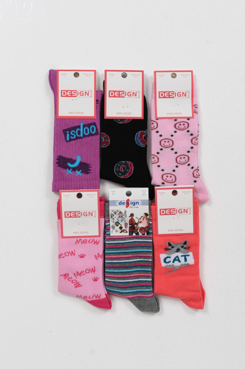 Children's Socks for Girl DESIGN 6 Pack Random Selection 5511708