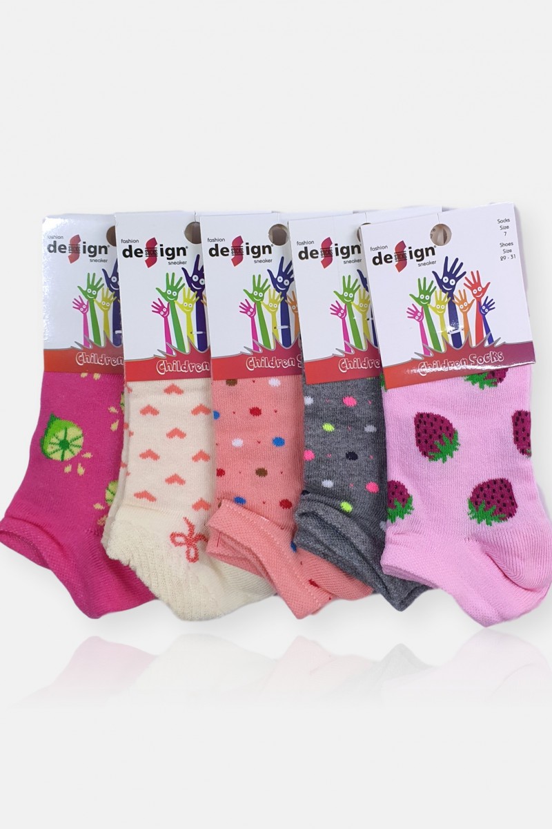 Kindersocken für Mädchen - Kindersocken 5er-Pack