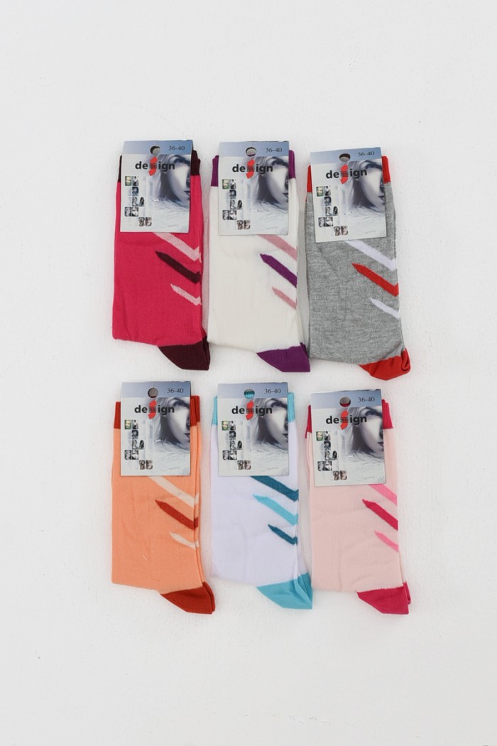 Women's socks DESIGN 6 PACK 7500711