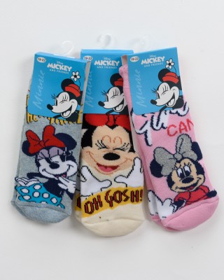 Socken mit Saugnäpfen MINNIE 3 PACK 20506