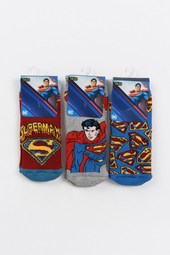 DISNEY Superman Socken mit Saugnäpfen 20511