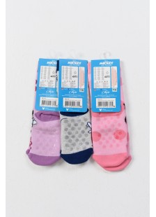Kindersocken mit Saugnäpfen MINNIE 3 PACK MN21554 Kindersocken mit Saugnäpfen MINNIE 3 PACK MN21554
