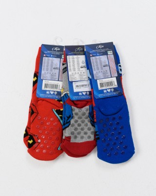 Children's socks with suction cups SUPERMAN 3PACK SM21562