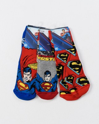 Children's socks with suction cups SUPERMAN 3PACK SM21562