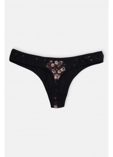 String black with bronze Flowers String black with bronze Flowers