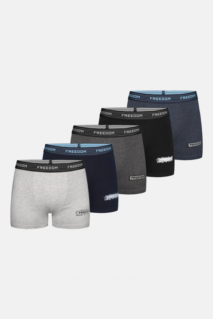Teenage Boy's Boxershorts DONELLA 5er-Pack 8324B3