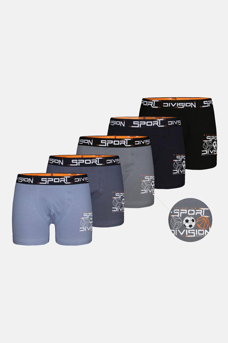 Teenage Boy's Boxers DONELLA 5 Pack 8371PB2