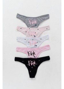 Lingerie string Donella PINK 5 PACK 241150PG Lingerie string Donella PINK 5 PACK 241150PG