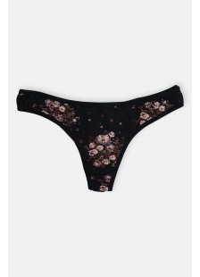 String black with bronze Flowers String black with bronze Flowers