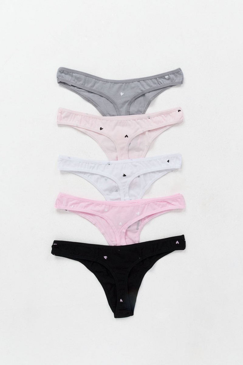 Lingerie string Donella PINK 5 PACK 241150PG